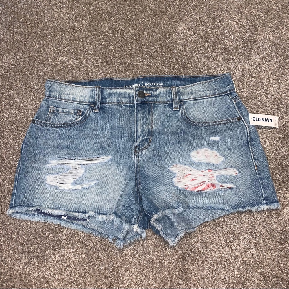 Old Navy Boyfriend America Jean Shorts